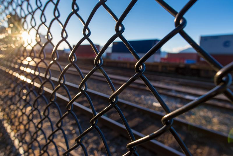 Chain Link Fence Painting