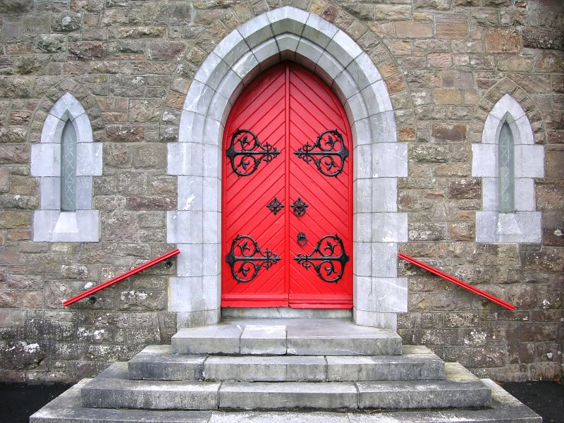 Church Door Refinishing